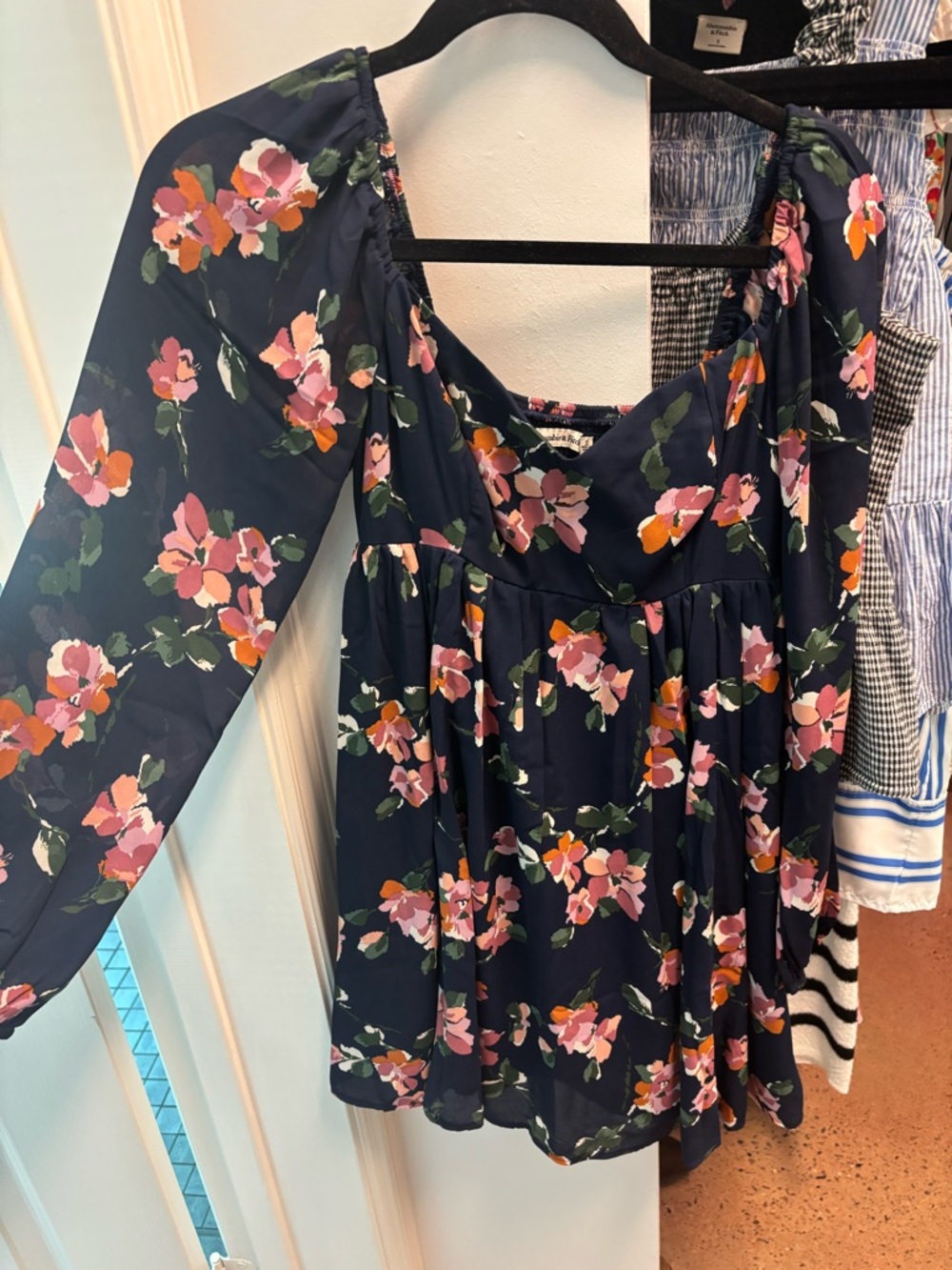 Abercrombie Navy & floral dress